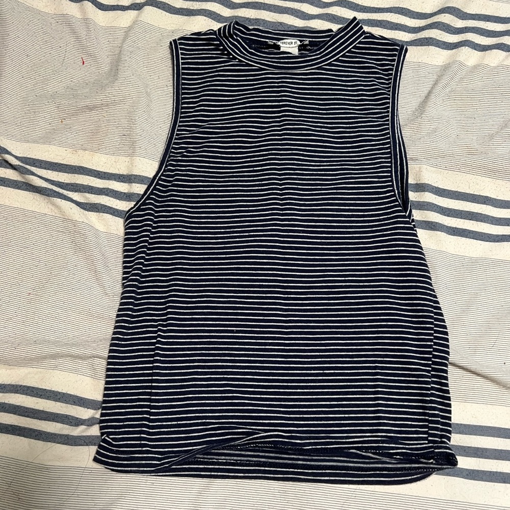 Striped crop top